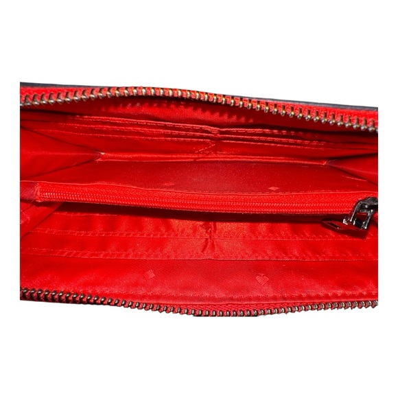 Loulu Red Zip Around Large Wallet - Picture 6 of 8